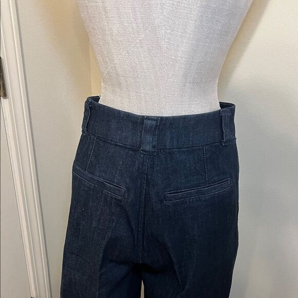 Express Women's Dark Wash Wide Leg Trouser Jeans Size 6 NWT - Picture 6 of 7